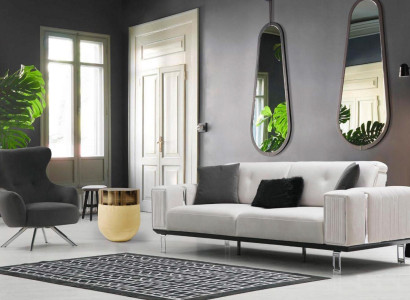 Sofagarnitur Sofa Luxus 3+1 Sitz Sofas Sessel Stoff Design Sitzpolster Möbel Neu